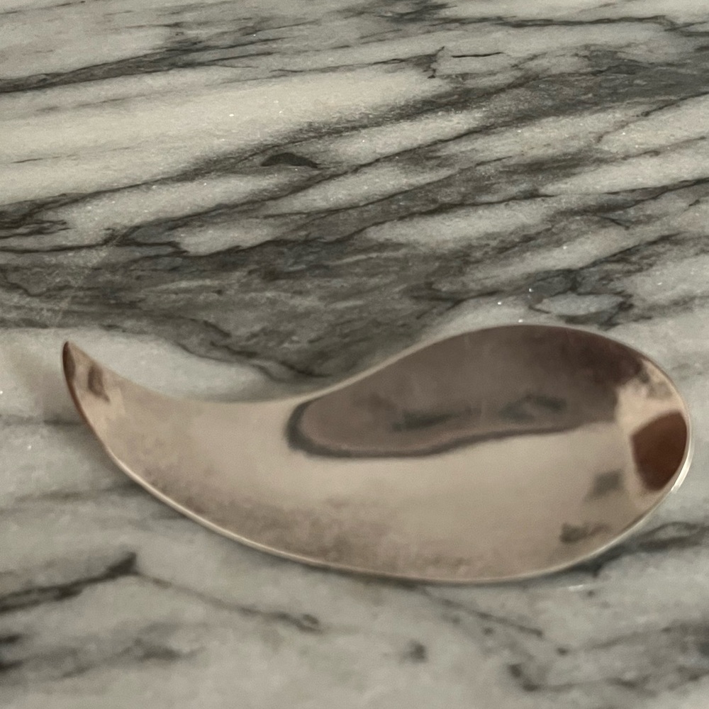 Large Artesian Vintage Silver Signed Kim Mod Scoo… - image 1